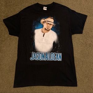 Jason Aldean Burn It Down 2015 Tour Double Shirt